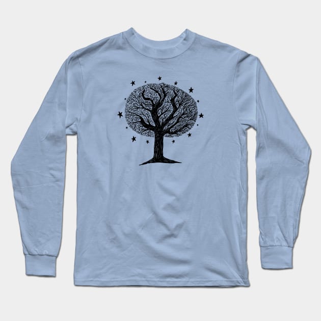 the dreaming tree Long Sleeve T-Shirt by MatthewTaylorWilson